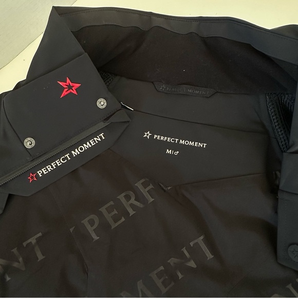 Perfect Moment Black and White Chevron Ski Jacket - Picture 8 of 16